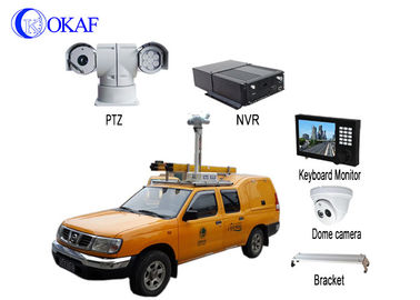 इन्फ्रारेड एचडी ऑटो वाहन PTZ कैमरा 360 डिग्री रोटेशन 4 जी गतिशील फॉरेंसिक सिस्टम