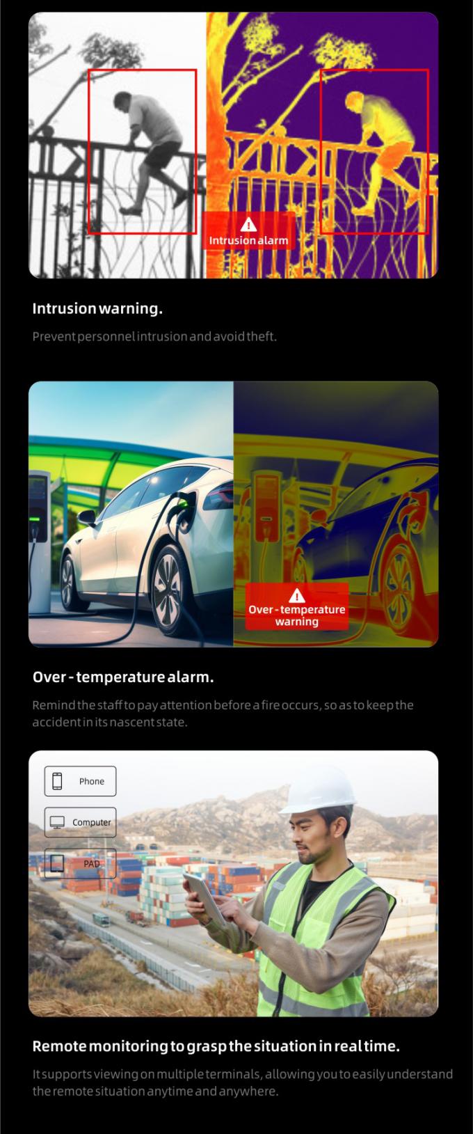 ओकेएएफ एआई निगरानी स्वायत्त सुरक्षा गश्ती रोबोट औद्योगिक गार्ड रोबोट कुत्ता स्मार्ट सुरक्षा चौगुना रोबोट 4