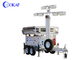 Emergency Rescue Mobile Sentry Security Trailer Self Locking IP65 With 6x200w LED Lamps