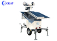 3 - 10m Mobile Sentry Security Trailer People Counting 1080P 4G GPS CCTV Surveillance Tower