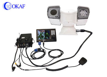1.3MP AHD HD पैन टिल्ट ज़ूम आईपी कैमरा गतिशील फोरेंसिक सिस्टम के लिए सदमेरोधी